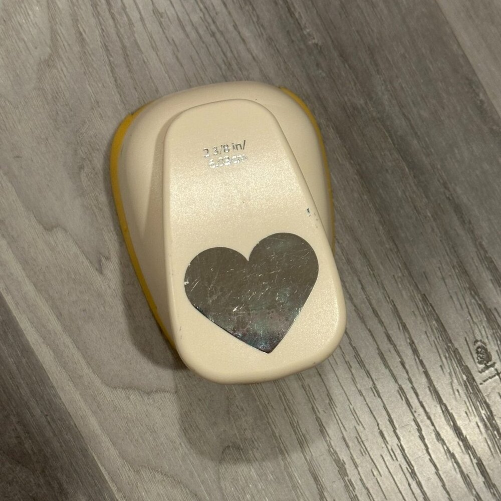 Used. Recollection. Heart Paper Puncher
